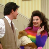 Fran Fine and Maxwell Sheffield on The Nanny